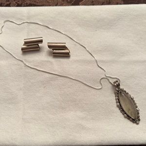 Sterling Earrings and Pendant
